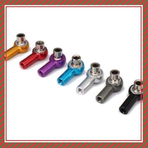 2PCS M3 3mm Thread 18mm Length Link Rod End Ball Joint Ball Head Holder Tie rod end Ball Link Aluminum for RC car Parts HPI HSP