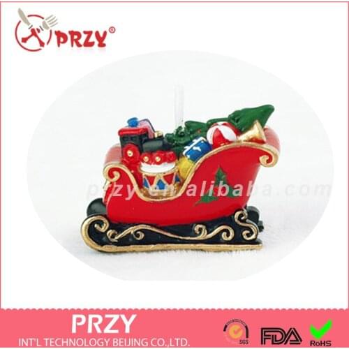 PRZY Candle Christmas Sled Silicone Mold Christmas Holiday Party Supplies Small Gifts to Send Men and Women Friends Girlfriends