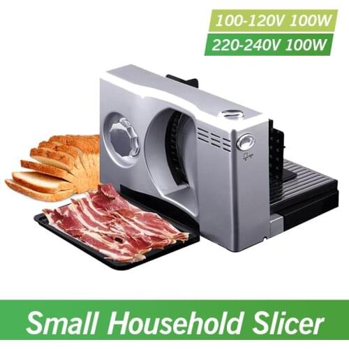 Fruit Vegetable Mutton Slicer Household Electric Semi-automatic Safe Small-sized Slicing Mutton Roll and Slicing Beef Slicer