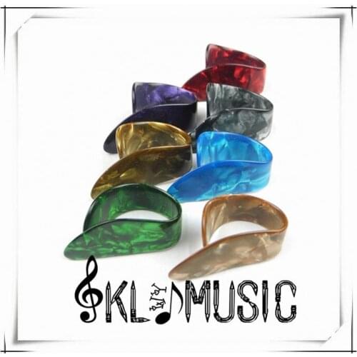 MIXED colorful Thumb Picks Celluloid Materials,5000PCS a lot,Factory price for printing your logo