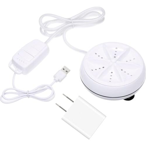 3 in1 Mini Washing Machine Portable Rotating Washer Adjustable with USB Cable Convenient for Travel Home Business Trip