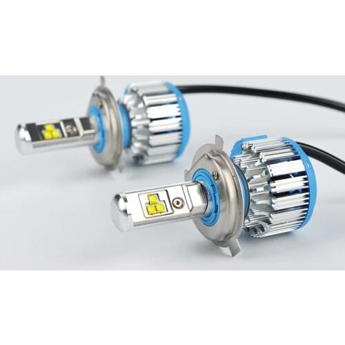 LDDCZENGHUITEC Led Auto Headlamp H4 H7 H1 9005 H11 9004 HB1 High Low ADOB Beam LEDs Car Headlight Main Light 6000K Bulb