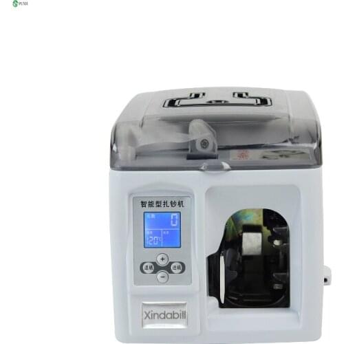Ntelligent Banknote Binder Bundling Machine Money Packer Money Paper Binding Machine Currency Strapping Tool Bank Cash Packer