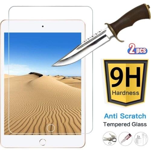 [2 Pack] Tempered Glass For Ipad Pro 11 10.2 10.5 Air 4 3 2 Tablet Screen Protector For Ipad Mini 5 4 3 2 1 2020 2018 2021 Glass