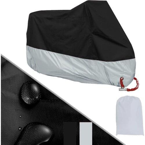 L XL XXL Motorcycle Cover Waterproof Outdoor Rain Dust UV Scooter Motorbike Protector Camping Accessories
