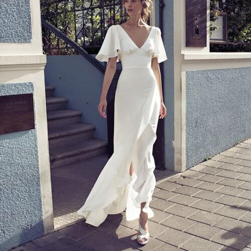 Runway Dress Luxury Brand Designer 2021 Women High Quality Summer Ladies Elegant Sexy V Neck Formal White Long Dresses Female