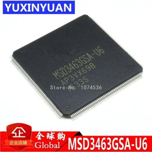 MSD3463GSA-U6 MSD3463GSA MSD3463 QFP-216 TQFP216 integrated circuit IC LCD chip 1PCS