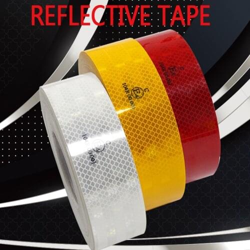 2"x150ft high intensity prismatic reflective sheet E Mark 3M Reflective Adhesive tape Conspicuity Tape for Truck Trailer