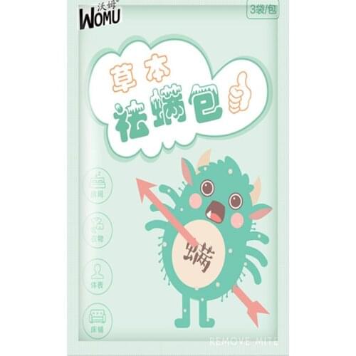 3pcs/bags Natural herbal controlling the pests get rid of the mite acarid Sachets to protect mother and babies