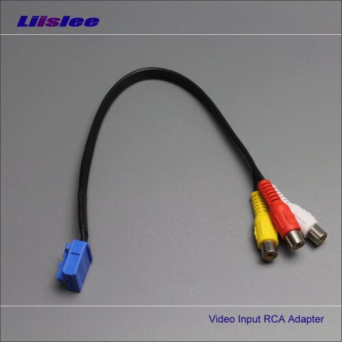 7 Pins Original Video Input Switch RCA Adapter Connector Convertor Wire Cable For Toyota Rear View Camera