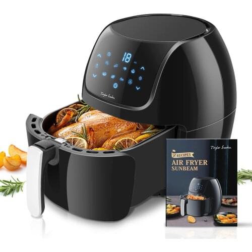 1800W 7.7L Air Fryer-Electronic dual pot Black VDE/Sunbeam