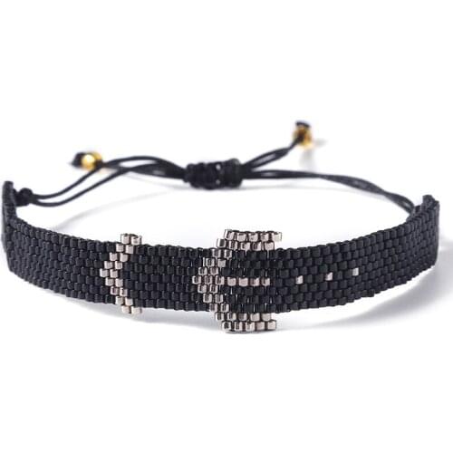 BLUESTAR 2020 Bohemian belt Woven Miyuki Bracelets Wristband Beads Bracelets Couple Friendship surprise Party Gifts