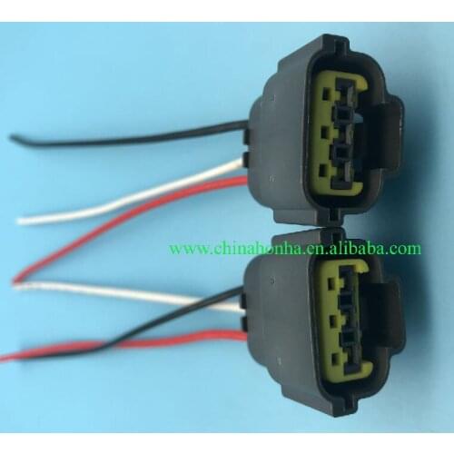 Ignition Coil Connector Plug Harness clips Case For Nissan Skyline sr20 rb20 rb25 rb26 with 15cm 18 AWG wire