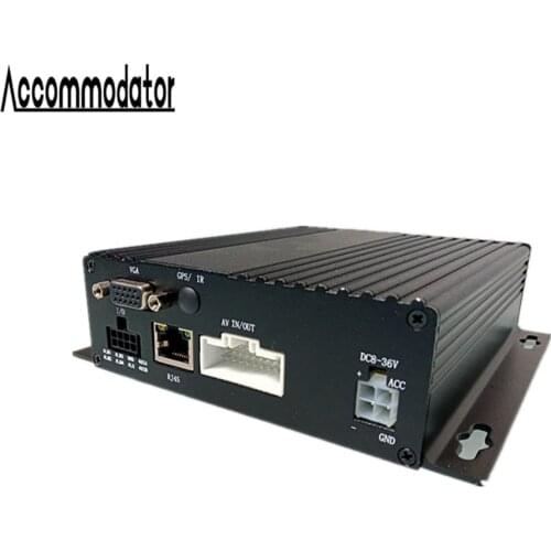 AHD 720P Truck School Bus Taxi Car 4Ch SD Card Mobile DVR with GPS 3G WIFI