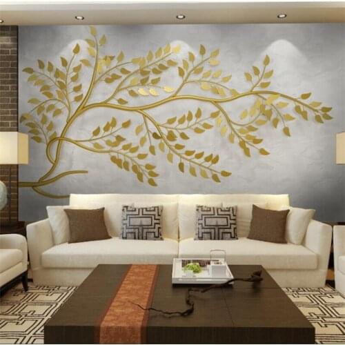 Custom wallpaper creative new flower 3d three-dimensional relief flower TV background wall living room bedroom restaurant mural