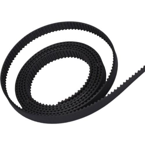 GT2 Open Timing Belt, Width 6mm, 2M/5M, 2GT Belt Rubber, GT2 Closed Loop GT2-6mm Synchronous Belt, For 3D Printer Parts