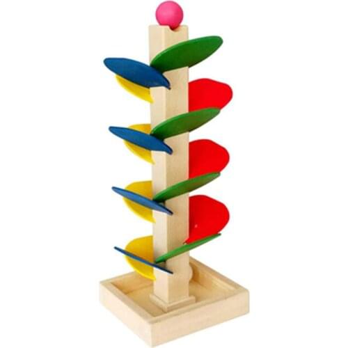 Montessori Toys Educational Wooden Toys for Children Early Learning Wood Tree Flying Beads Game Preschool Teaching Aids