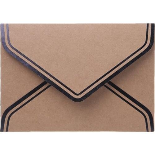 10pcs Retro Vintage Blank Craft Paper Envelopes For Letter Greeting Cards Wedding Party Invitations 125x175mm