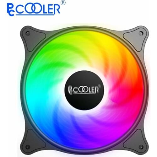 Pccooler SRGB MingYue fans colorful silent LED 120mm Computer Case CPU Cooling Fan with 3pin and Molex dual-mode interface Fan