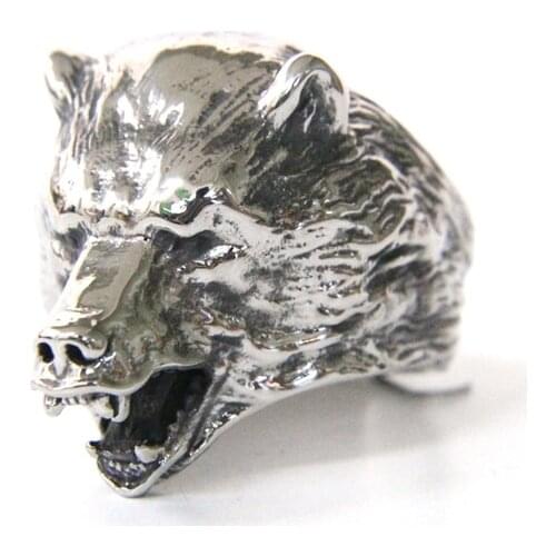 Fashion Cool Style Animal Dog Ring 316L Stainless Steel Mens Ring Band Party Fashion Rings