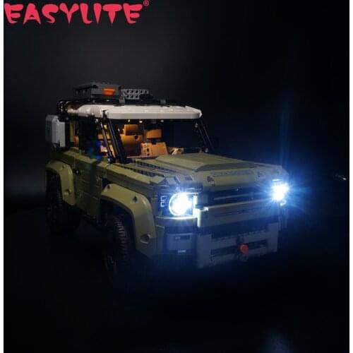 LED Light Set For 42110 Supercar Land Rover Defender Car Building Blocks Lamp Set Toys Light Kit No Model