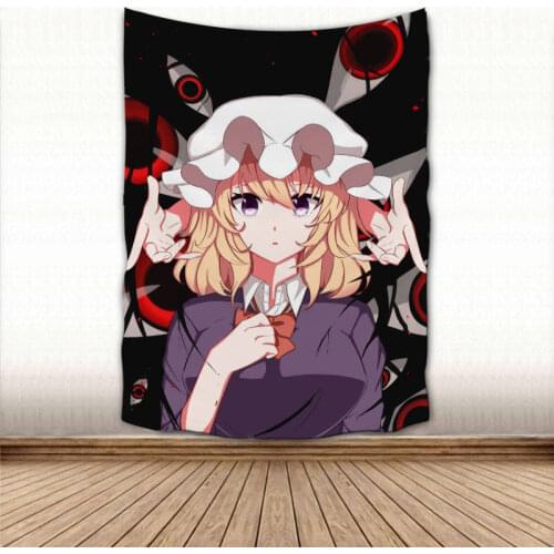 Maribel Hearn Anime Wall Hanging Tapestry Home Party Decorative Tapestries Photo Background Cloth Table Cloth Wall Tapestry 0318