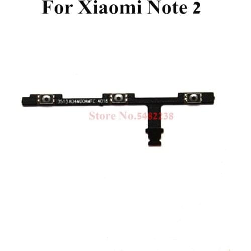 Original Power ON OFF Volume Side Buttons Flex cable For Xiaomi Note 2 NT2 Side Key connector Replacement