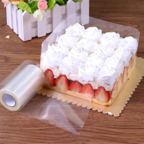 1 Roll Cake Film Transparent Cake Collar Kitchen Acetate Cake Chocolate Candy For Baking Tools Durable 8cm*10m/10cm*10m