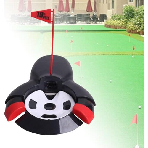 Durable Automatic Golf Putting Cup Ball Return Indoor Outdoor Putt Hole Machine Balls Returning Aid for Garden Yard Office Home