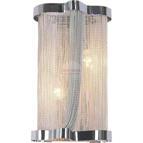 Modern Tassels Aluminium Chain Luxury Fashional Wall Lamps Bedroom Light stairs LED Light Atlantis Lights for home Wall sconce