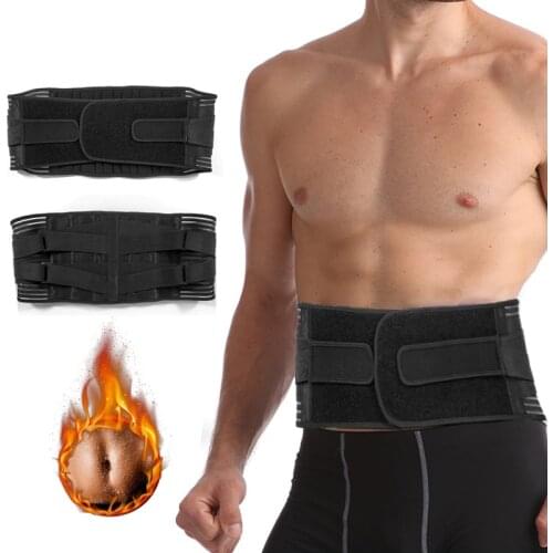 Sport Men Waist Trimmer Belt Waist Support Protector Body Shaper Gym Workout Weight Lifting Adjustable Fitness Sweat Straps