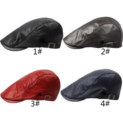 Version of the beret mens forward hat female hat spring and autumn winter duck tongue hat