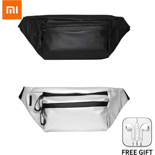 Xiaomi Mijia Freetie Multifunctional Sports Leisure Waist Chest Bag Waterproof PU Fanny Waist Pack Phone Pouch Outdoor Crossbody