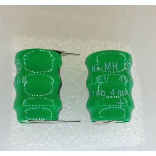 1pcs/lot New Ni-MH 3.6V 40mAh Rechargable Battery Cells