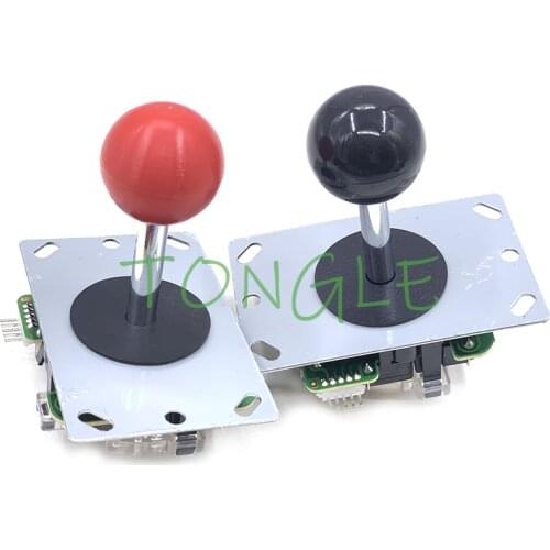 2 PCS Copy Sanwa 5Pin 8Way Joystick With Circuit Board For Arcade Game Console High Quality Multi Color Red Blue Yellow Green