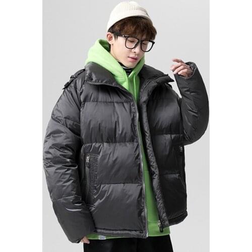 2020 Winter New Korean Thick Down Jacket Plus Size Loose Casual Simple Wild Men Warm Windproof Fashion Jacket Tide Free Shipping