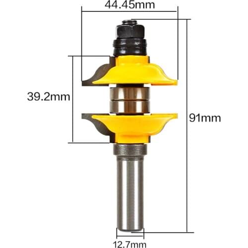 3pcs/set Woodworking Milling Cutter Three Pieces of Door Frame, Tenon and Knives, One Time Forming Solid Wood Door Knife