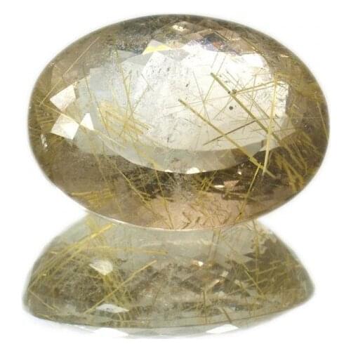 41.19ct. Rutile Quartz Oval Cut