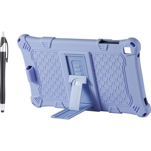 For ALLDOCUBE IPlay 8T Case 8 Inch Tablet Silicone Case Anti-Drop Tablet Case Tablet Stand with Pen