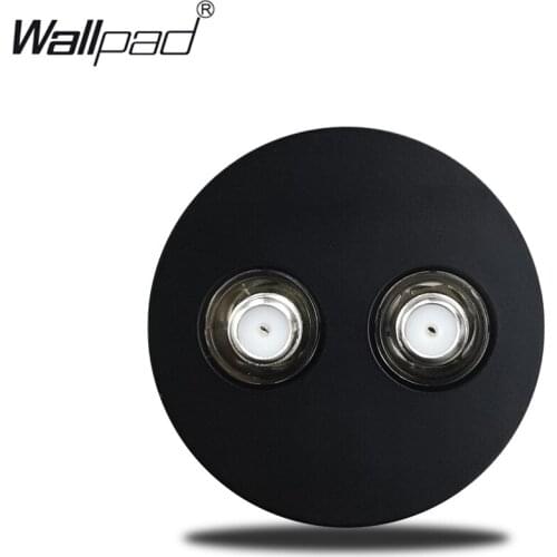 5 Colors L6 Double Satellite TV Socket For Television Antenna Wiring Outlet Modular DIY Free Combination