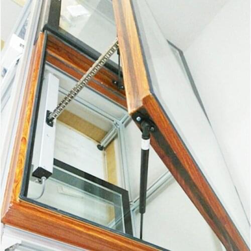 Customized intelligent automatic window opener for high-end smart home small skylight (including remote control + receiver)