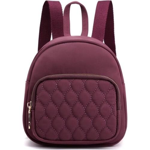 Fashion Simple Backpack Oxford Backpack Shoulder Bag for Teenage Girls Female School Bag Handbag Small Womens Backpack