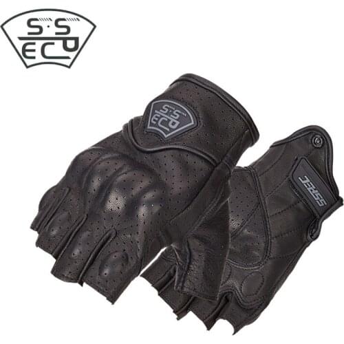 Motorcycle Gloves Protective Mitten Cycling Half Finger Gloves Bicycle Motorcross Gloves Unisex Summer Motorbike guantes moto