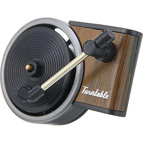 New Durable Record Player Design Car Perfume Clip Vinyl Spin Phonograph Air Smell Diffuser Car Air Freshener