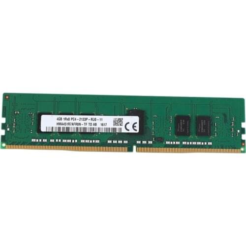 DDR4 4GB Server Memory Ram 1RX8 PC4-2133P PC4-17000 1.2V 213Hz 288PIN ECC REG DIMM Memory RAM