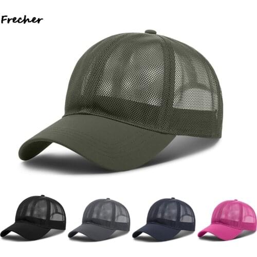 Summer Men Women Couple Models Full Net Solid Color Hat Cap Duck Tongue Bucket Fashion Unisex Outdoor Sun Visor Dad Hats