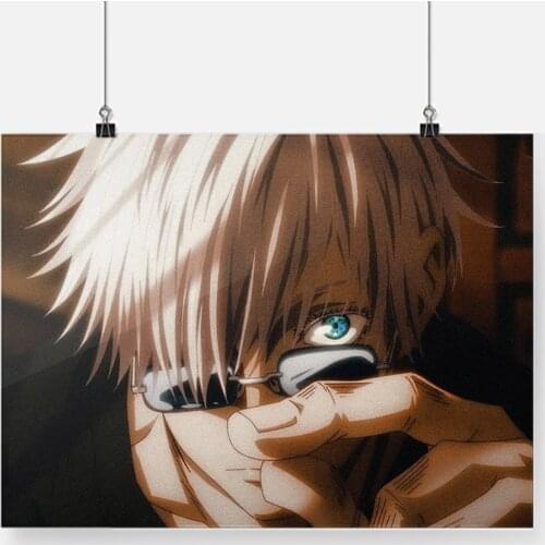 Satoru Gojo Jujutsu Kaisen Anime Manga Poster Decoration Print Wall Art Canvas Bedroom Study Living Room Home Decor Painting