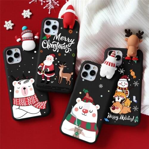 3D Doll Christmas Gift Funda For Samsung Galaxy M31 S20 FE A51 A50 A70 A71 A10 A20 A30 A31 A20E A21S A40 A91 S8 S9 S10 Plus Case