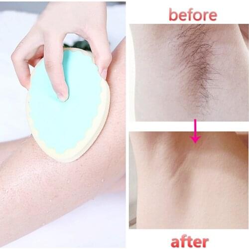 Hair Remover Depilation Sponge Pad Smooth Touch Removal Instant&Pain Free Popular Magic Painless Hair Removal Random Shape Gifts
