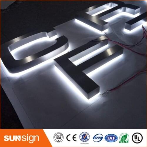 Super bright backlit LED illuminated sign